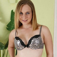 Hot blonde Abbie Anderson gets woken up for some dick.