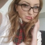 Nerdy Glasses Gracie Green Toying & Fingering Wet Pussy ATK