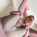 Latina cutie exercises her ass and throat stretching