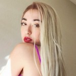 Cute blondie obeys to her new daddy