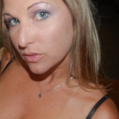 Hot blonde wife sucks stranger for help with quad
