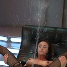 Squirting Juicy Pussy Ruins Another Couch